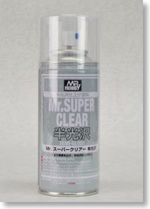 B516 Mr.スーパークリアー 半光沢 (溶剤系スプレー) (170ml) (コート材)