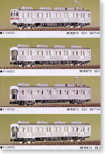 東急 8500系 4輛編成セット (基本・4両・組み立てキット) (鉄道模型)
