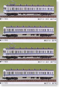 Odakyu Type 1800 (Chichibu Railway Type 800) Four Car Formation Set (4-Car Unassembled Kit) (Model Train)