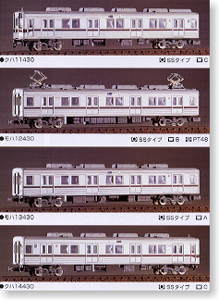 東武 10030(10050)型 基本セット (動力・台車・パンタグラフ別売り) (4両・塗装済みキット) (鉄道模型)