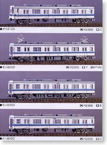 東武 8000系(更新車) トータルセット (4両) (鉄道模型)