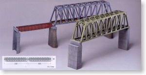 トラス鉄橋 (組み立てキット) (鉄道模型)