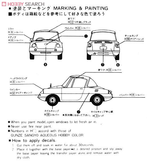 `60 マツダ クーペR360 (プラモデル) 塗装1