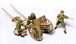 日本陸軍 41式 山砲 (砲兵付) (プラモデル)