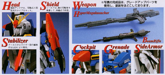 MSZ-006 ゼータガンダム (MG) (ガンプラ) 商品画像4