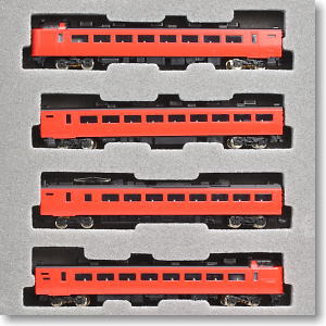 JR 485系特急電車 (RED&MIDORI EXPRESS) (4両セット) (鉄道模型)