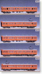 J.N.R. Electric Car Series 72/73 (Katamachi Line) (5-Car Set) (Model Train)