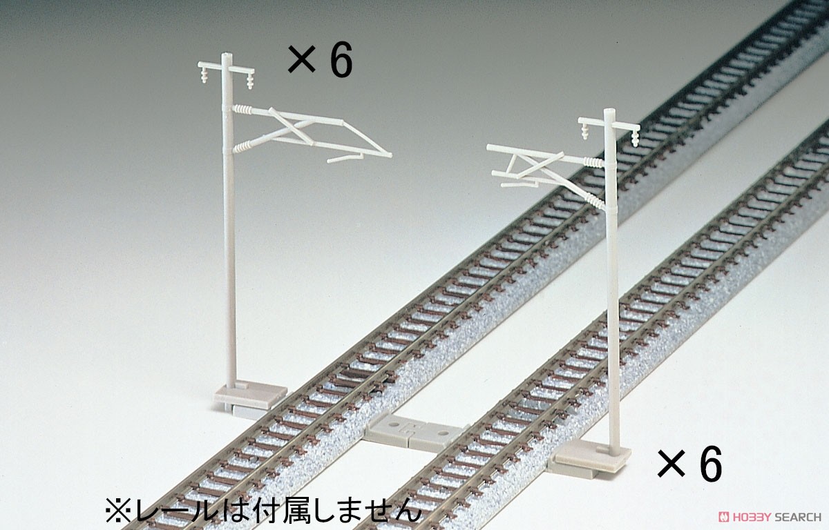 単線架線柱・近代型 (12本セット) (鉄道模型) その他の画像1