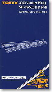 Viaduct PR (L) 541-15-55.5 (set of 4) (Model Train)