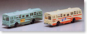 三菱ふそう バス (2台セット) (鉄道模型)