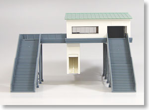 Station on Flyover (Model Train)