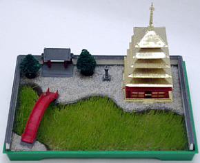 No.4 Gold Five-story Stupa (Plastic model)