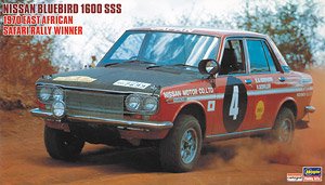 Nissan Bluebird 1600 SSS 1970 East African Safari Rally Winner (Model Car)