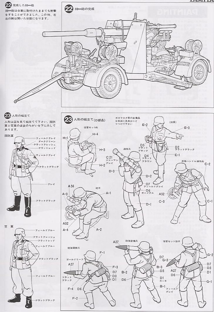 ドイツ88mm砲 Flak36/37 (プラモデル) 設計図8