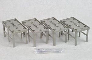 Concrete Piers for Double Track (Small, Set of 4) (Model Train)