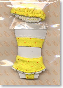 For 22cm Swimsuit Set (Yellow) (Fashion Doll)