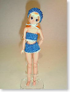 For 22cm Swimsuit Set (Sky Blue) (Fashion Doll)