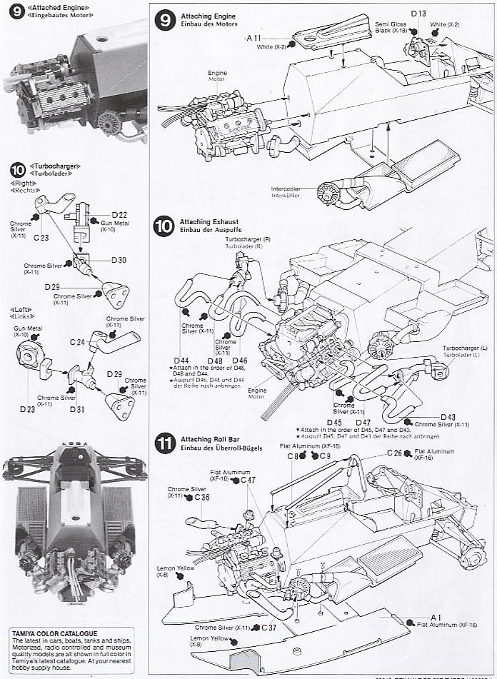 ルノー RE30B ターボ (プラモデル) 英語設計図4