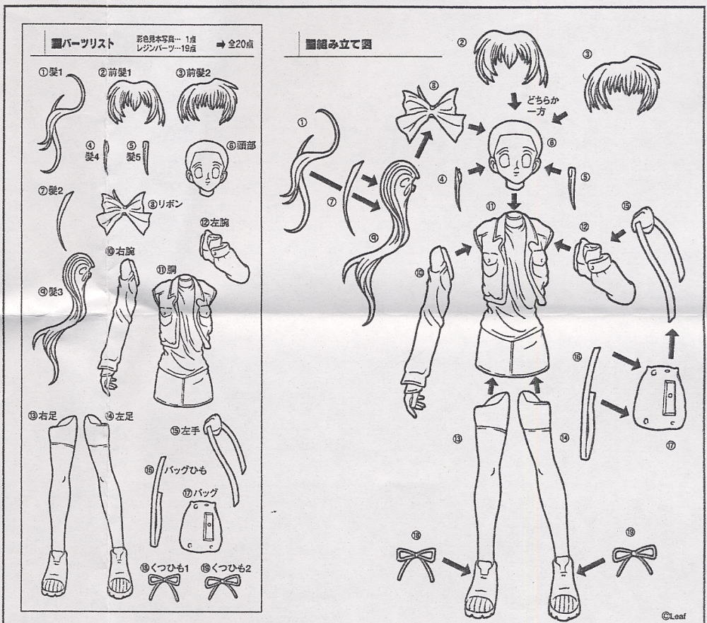Takase Mizuki (Resin Kit) Assembly guide1