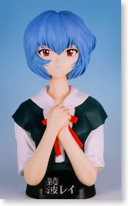 Ayanami Rei (School Uniform) Chest Statue (Resin Kit)