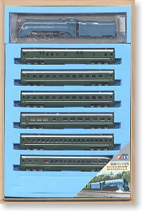 [Limited Edition] South Manchuria Railway Steam Locomotive Type Pashina First Edition #979 `Asea Express` (Wooden Storage Case, 7-Car Set) (Model Train)