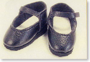 Strap Shoes (Black) (Fashion Doll)