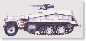 Sd kfz 250/10 3.7㎝対戦車砲塔載車 (プラモデル)