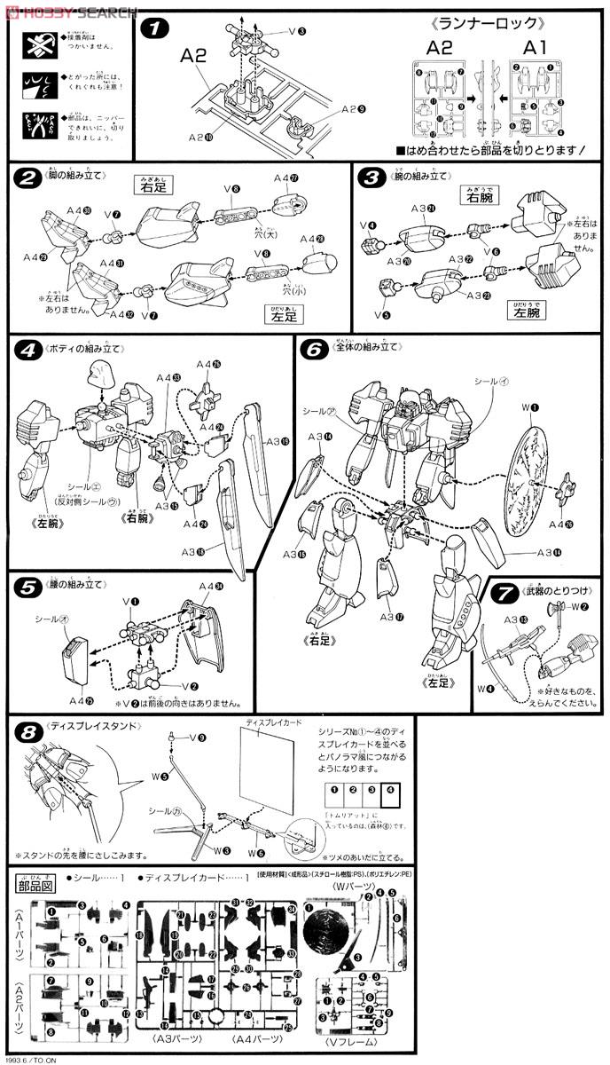 トムリアット (ガンプラ) 設計図1