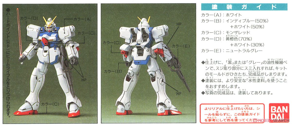 Vガンダム (ガンプラ) 塗装1