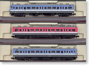 415系800番台タイプ (七尾線色) (3両セット) ★ラウンドハウス (鉄道模型)