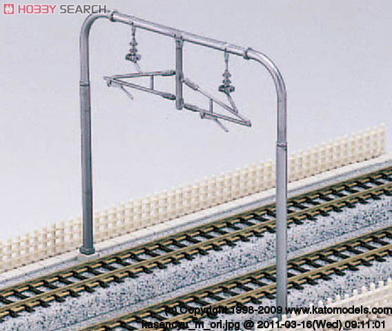 Unitrack Modern Double Catenary Support Set. (Arch-Shaped Cartenary Pole for Double Track Plate) (6pcs.) (Model Train) Other picture1