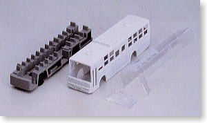 富士重工路線バス (未塗装・4台入り) (鉄道模型)