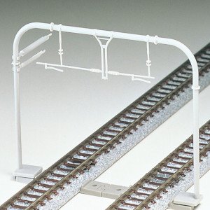 複線架線柱・パイプ型 (24本セット) (鉄道模型)