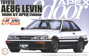 AE86レビン 2ドア 1600GT APEX 後期型 `85 (プラモデル)