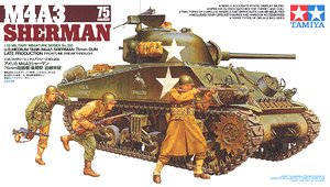 M4A3シャーマン75mm砲搭載・後期型(前線突破) (プラモデル)