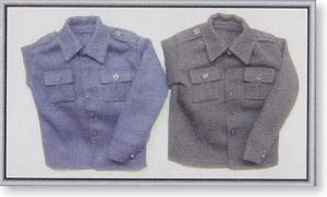 Military Shirt For 12inch (Navy) (Fashion Doll)