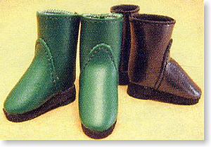 Short Boots(Green) (Fashion Doll)