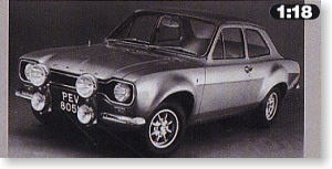FORD ESCORT I 1600 TWIN CAM 1968  SILVER (ミニカー)