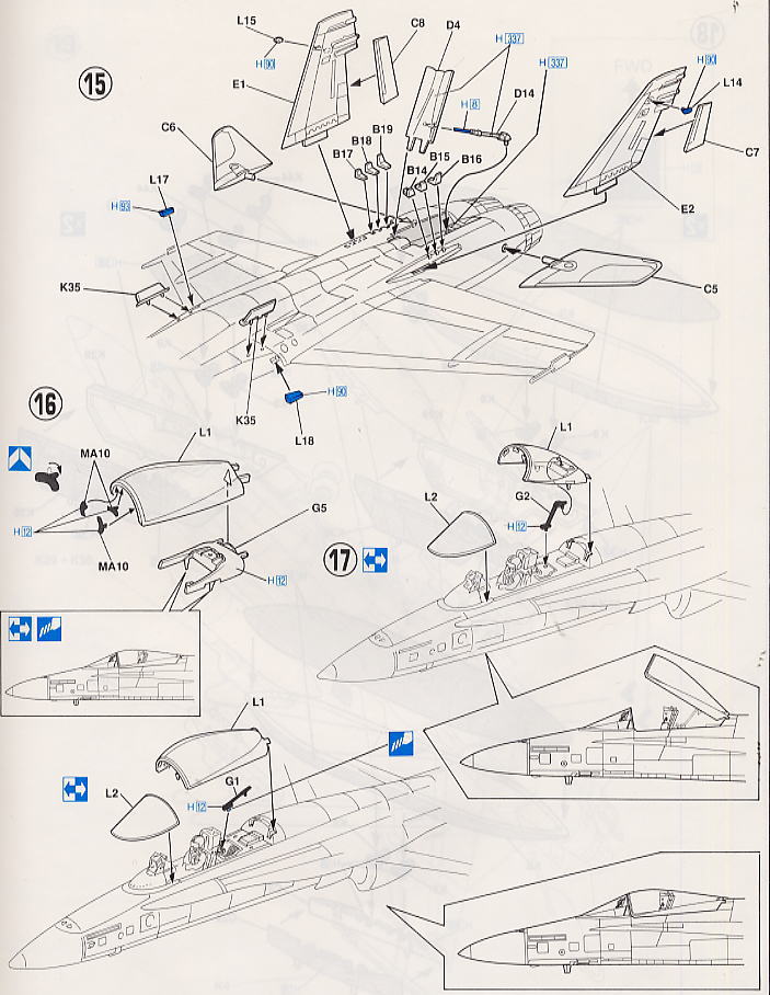 CF-188A ホーネット Dデイ メモリアルマーキング (プラモデル) 設計図7