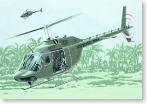 OH-58A カイオワ (プラモデル)