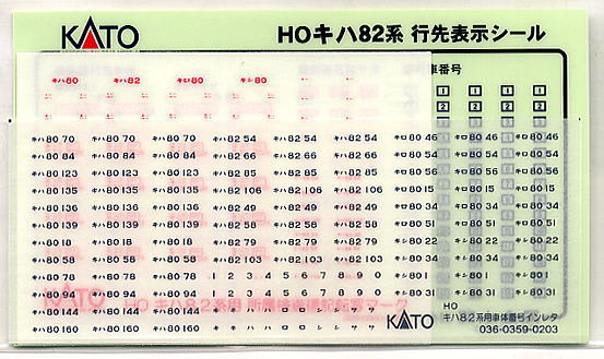 (HO) キハ80 (T) (鉄道模型) 中身1
