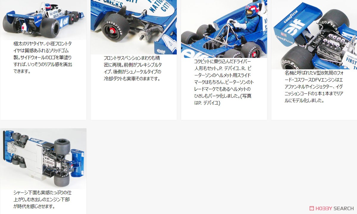 タイレル P34 1977 モナコGP (プラモデル) その他の画像1