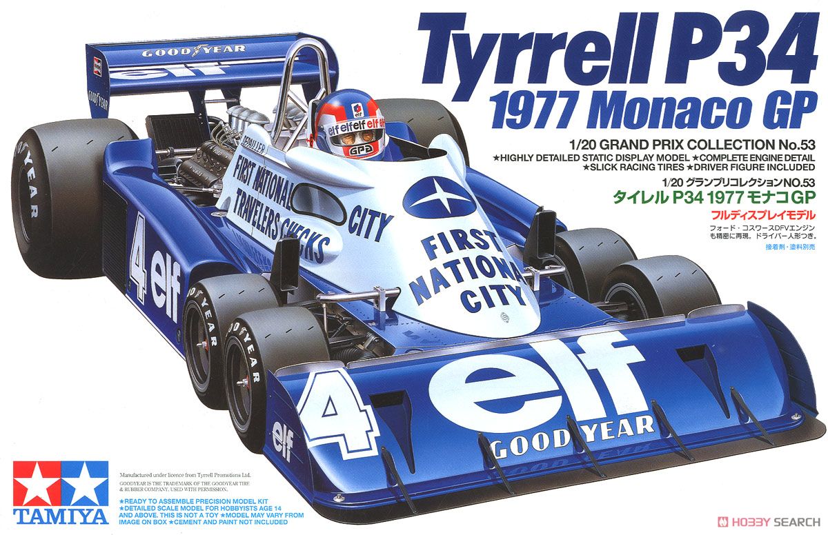 Tyrell P34 1977 Monaco GP (Model Car) Package1