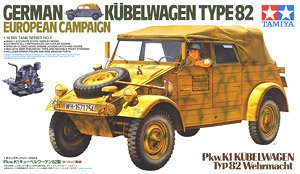 German Kubelwagen Type 82 (European Campaign) (Plastic model)