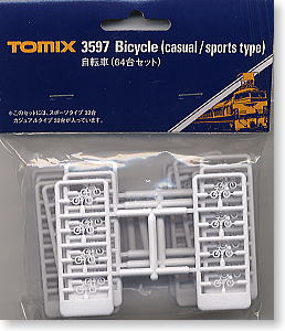 Bicycle (Unpainted) Casual type x32/Sports type x32 (Model Train)