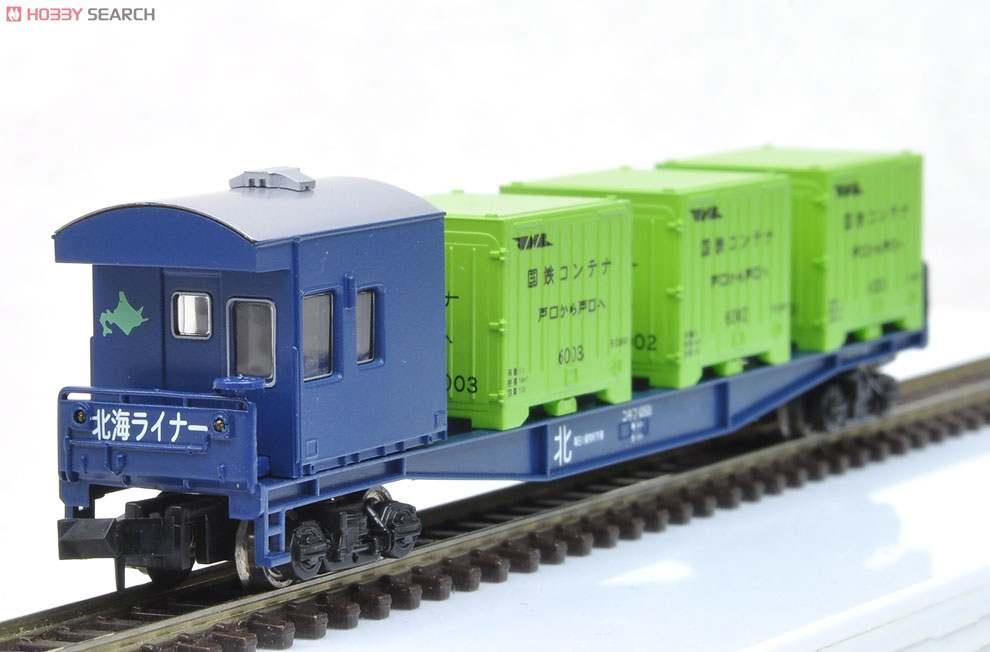 コキ10000・コキフ10000 コンテナ車 「北海ライナー」 (7両セット) (鉄道模型) 商品画像2