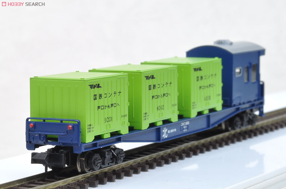 コキ10000・コキフ10000 コンテナ車 「北海ライナー」 (7両セット) (鉄道模型) 商品画像3