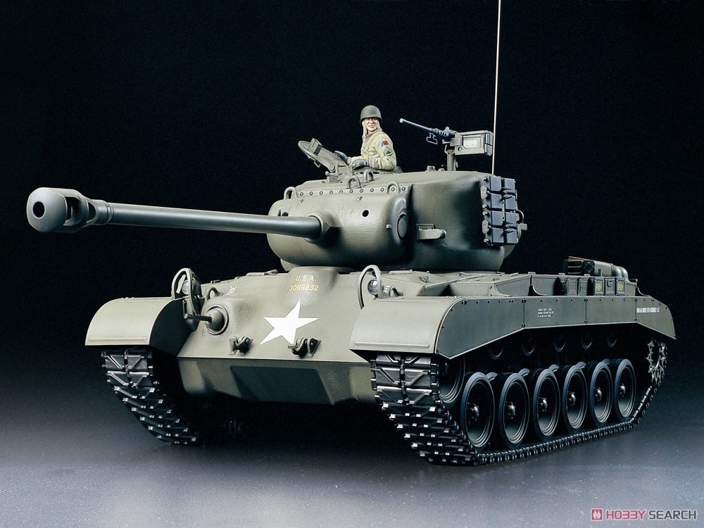 アメリカ戦車 M26 パーシング フルオペレーションセット (2.4GHzプロポ付) (ラジコン) 商品画像1