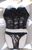 Lace Corset&Shorts (Black) (Fashion Doll) Item picture1