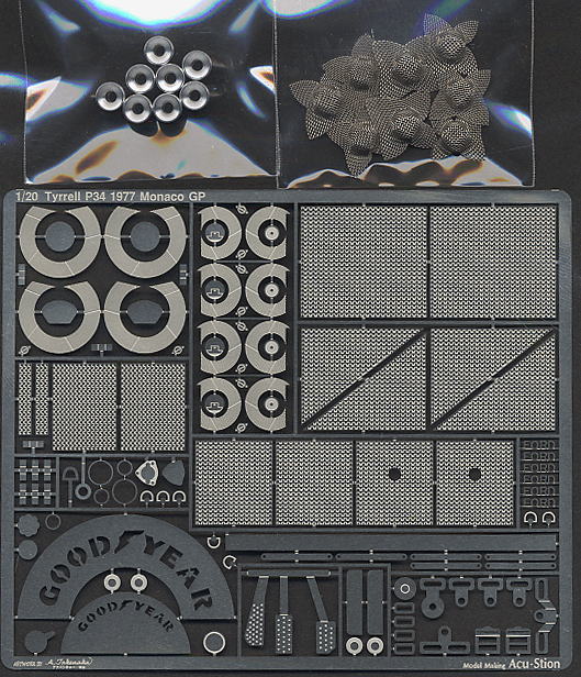 タイレル P34 1977 モナコGP 用エッチングパーツセット (プラモデル) 商品画像1